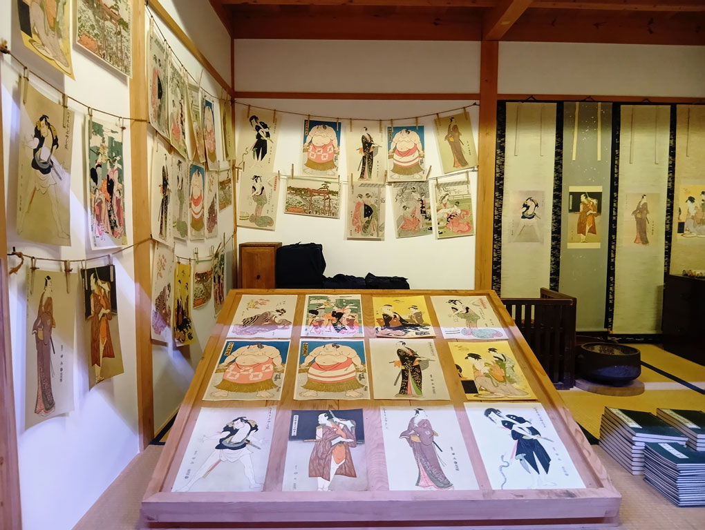 再現された絵草子屋 再現された絵草子屋